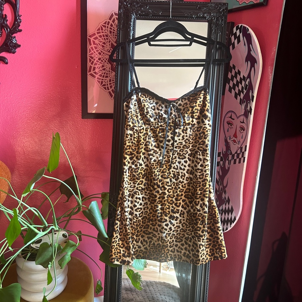Leopard Print Women's Dress